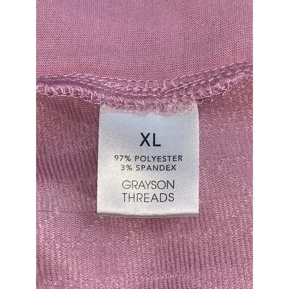 Grayson Threads Womens Pink Cable Knit Design Joggers With Side Pockets Size XL - Picture 9 of 10